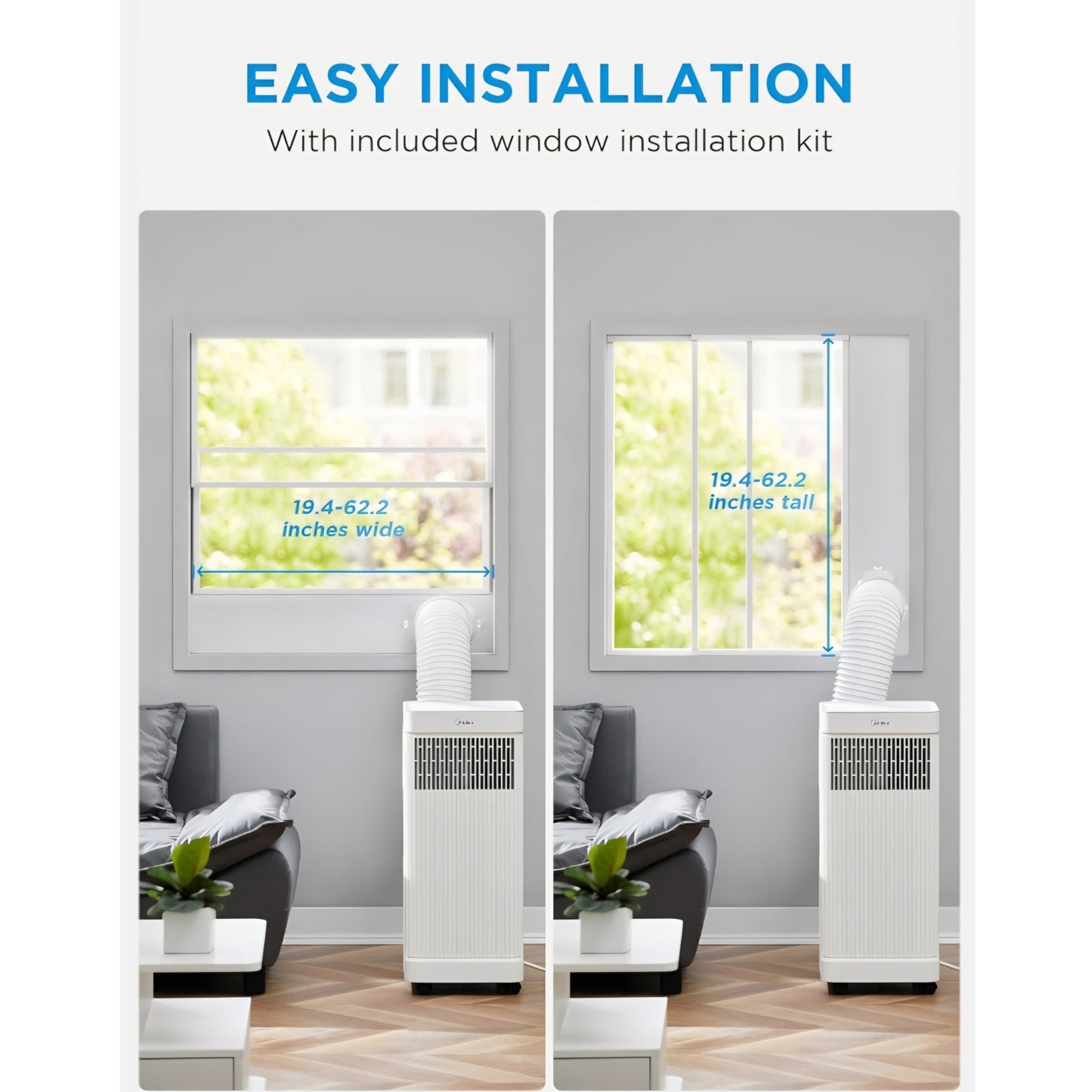 Midea MAP05S1AWT-A Air Conditioner, 8,500 BTU-Smart, White