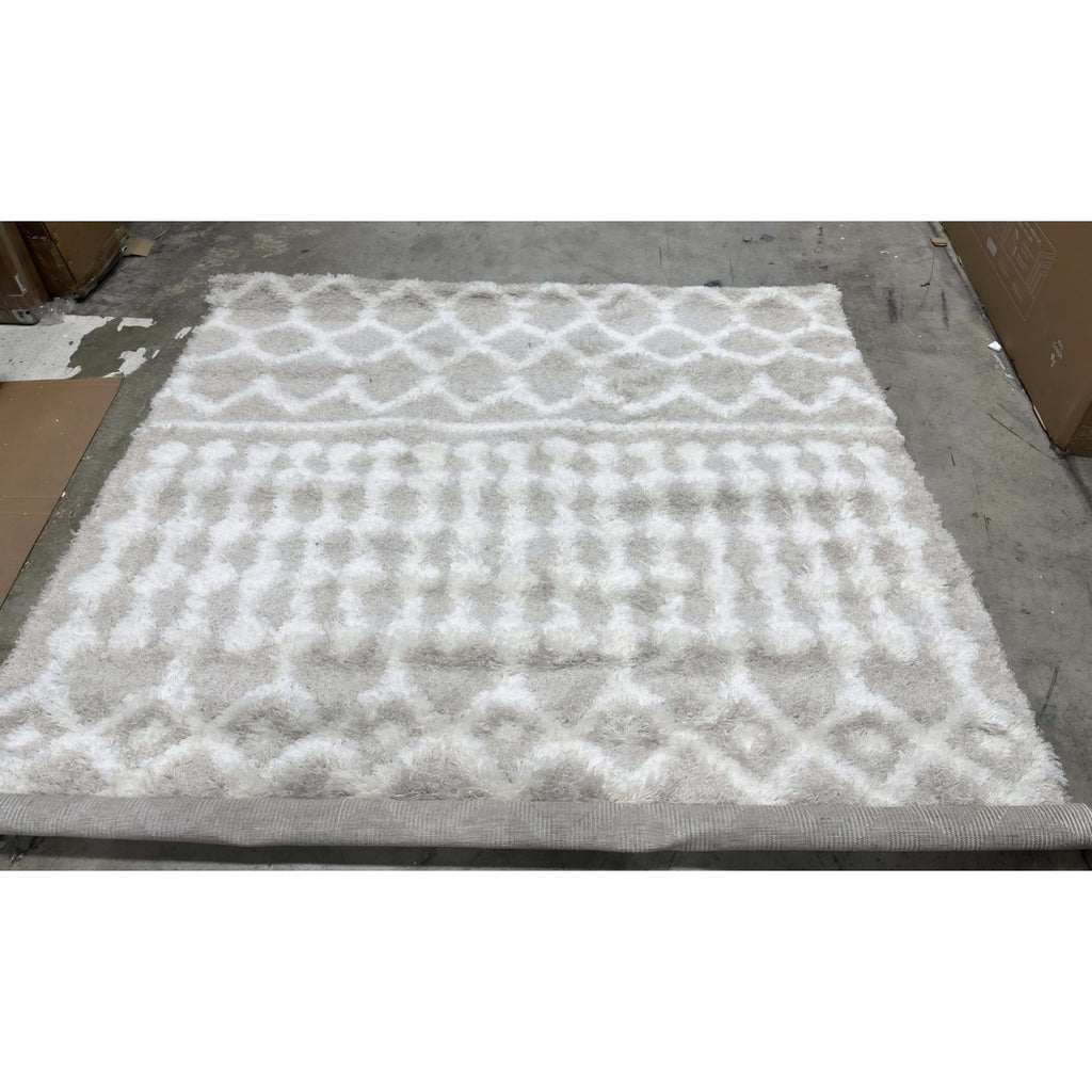 Livabliss Hapsburg Moroccan Shag Area Rug,5'3" x 7'3",Medium Brown