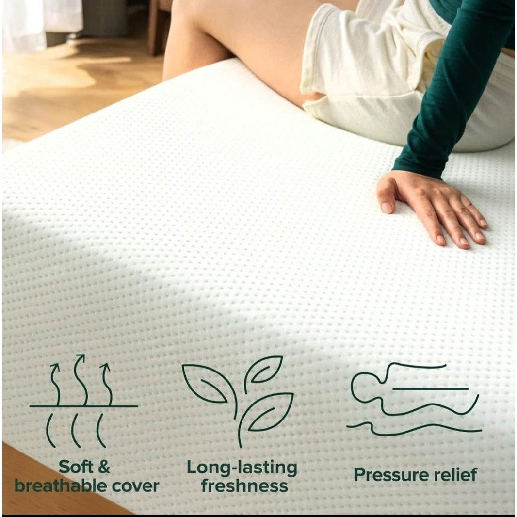 ZINUS 12 Inch Green Tea Memory Foam Mattress Queen