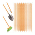 Barydat 20 Pcs Broom Handle Wood Sanded Tapered Tip 55 x 1 Inch Long Handle Mop
