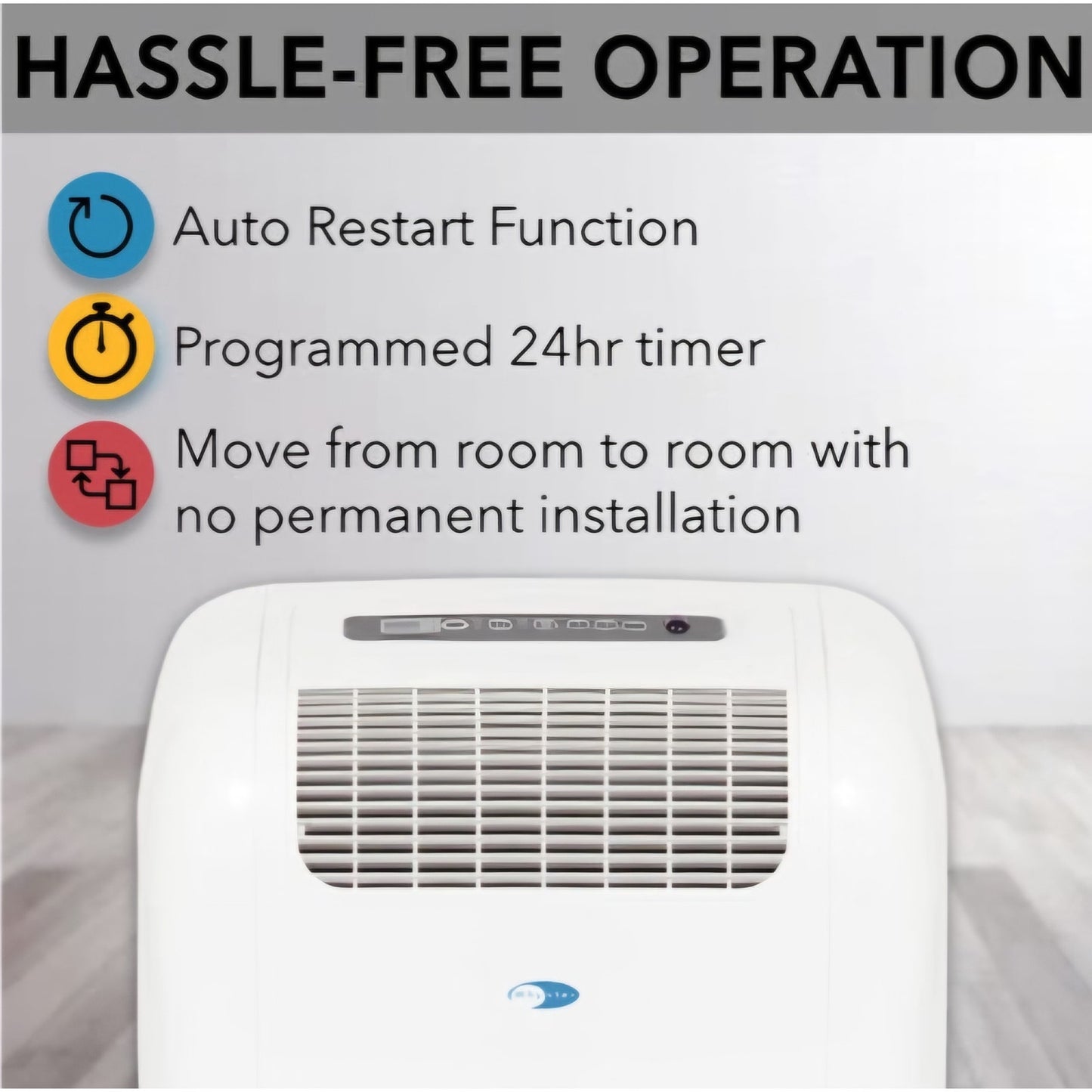 Whynter ARC-101CW Cool Size 10,000 BTU (5,200 BTU SACC) Portable Air Conditioner