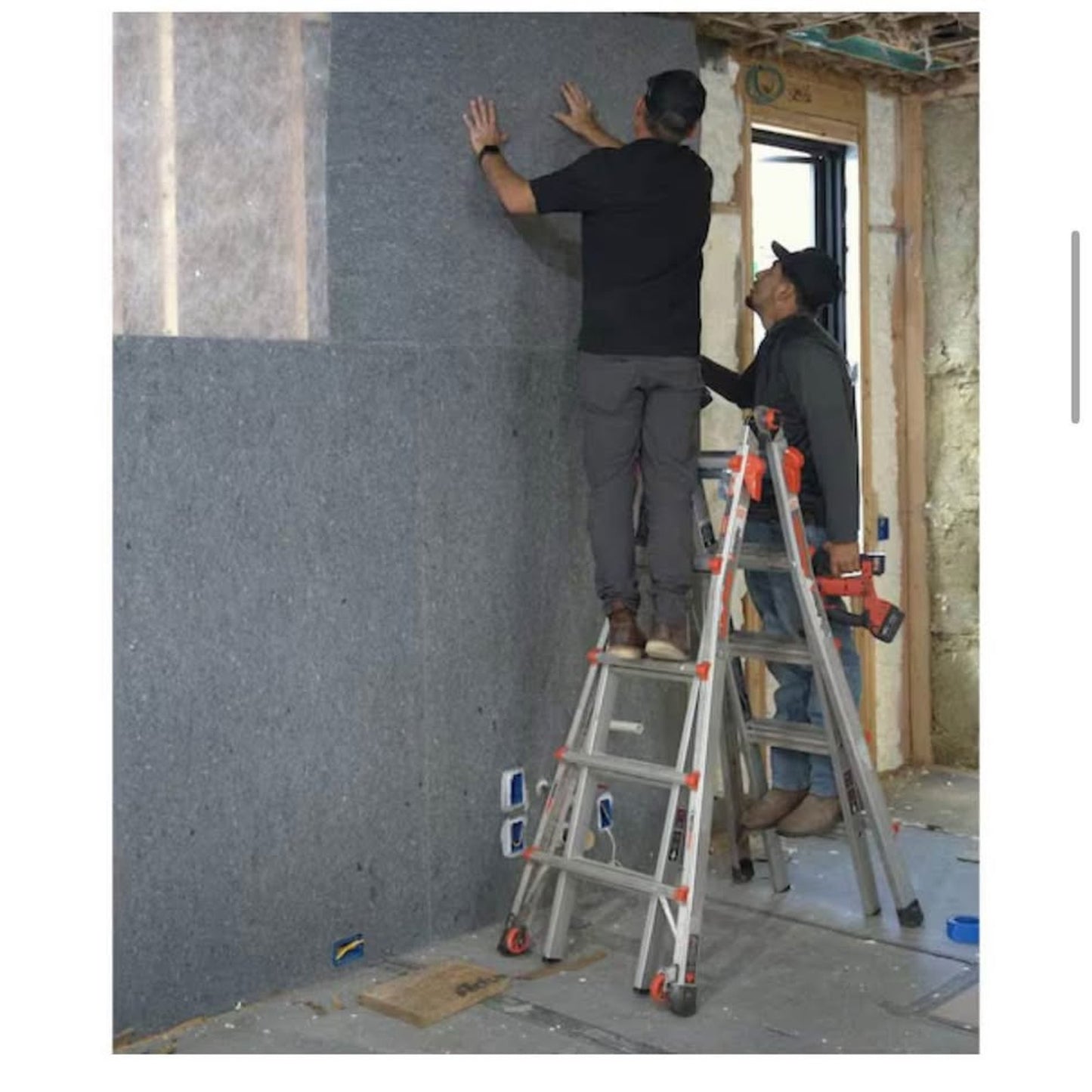 SoundBoard 0.25 in. x 2 ft. x 3ft. Gray Sound Absorption Panels for Walls, Floors, and Ceilings 15pc