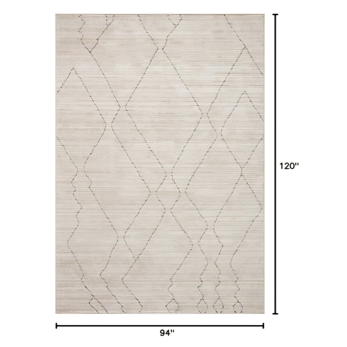 Loloi Darby Collection DAR-03 Sand/Charcoal 7'-10" x 10' Area Rug