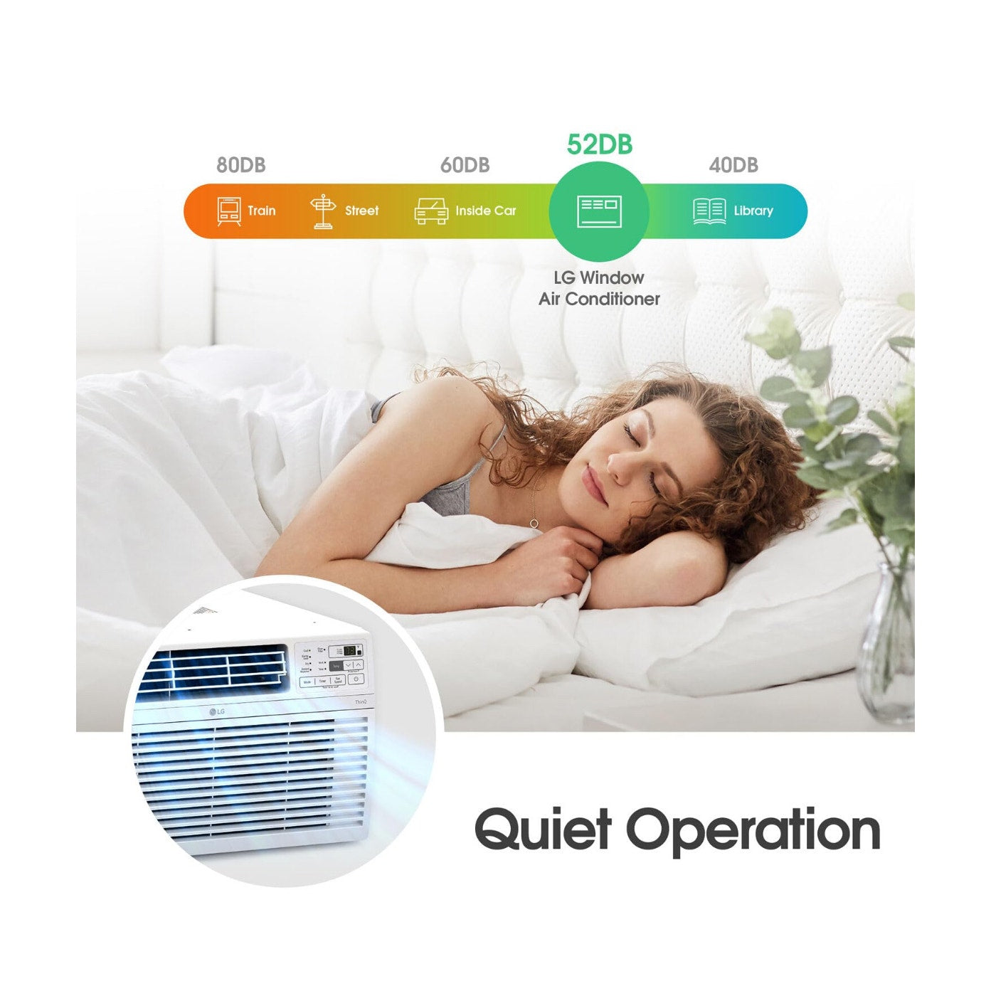 LG 10000 BTU Smart Wi-Fi Enabled, Ultra-Quite window air conditioner