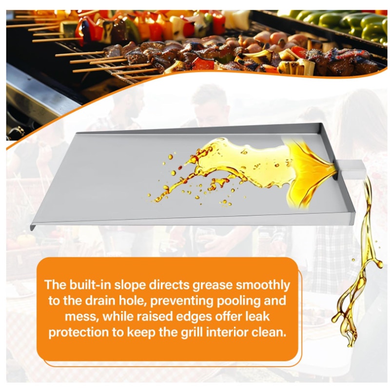 Drip Tray Heat Baffle Replacement for Traeger Tailgater 20, Junior Elite 20