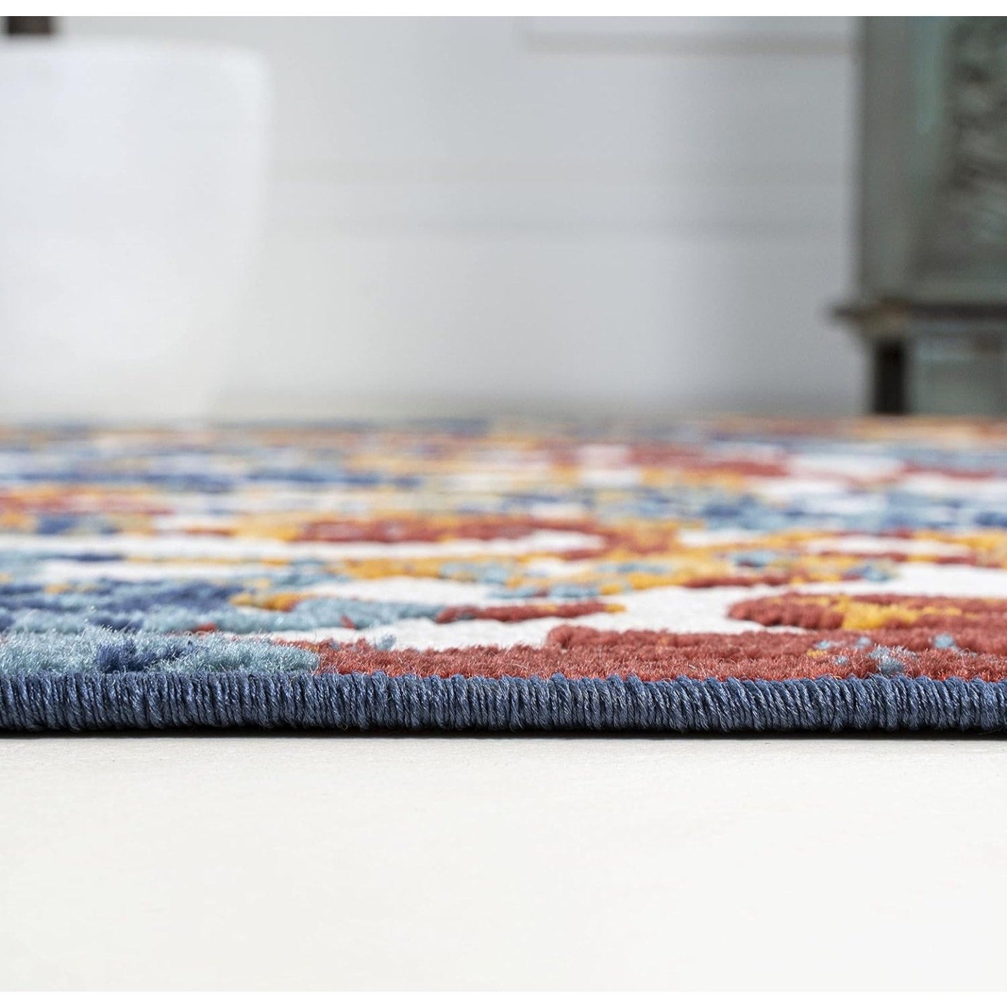 JONATHAN Y Atrani Scroll Trellis Area Rug 8 ft. x 10 ft. Indoor/Outdoor Geometric Office LivingRoom