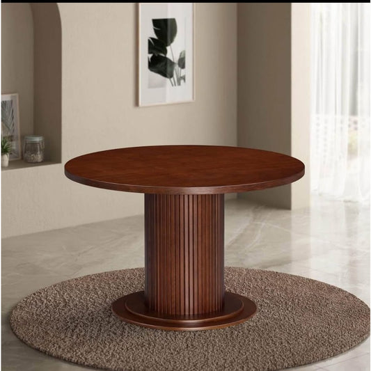 NTC Summit 47 Inch Modern Design, Round Dinner Table for Dining Room, Living Room Furniture, Effortless