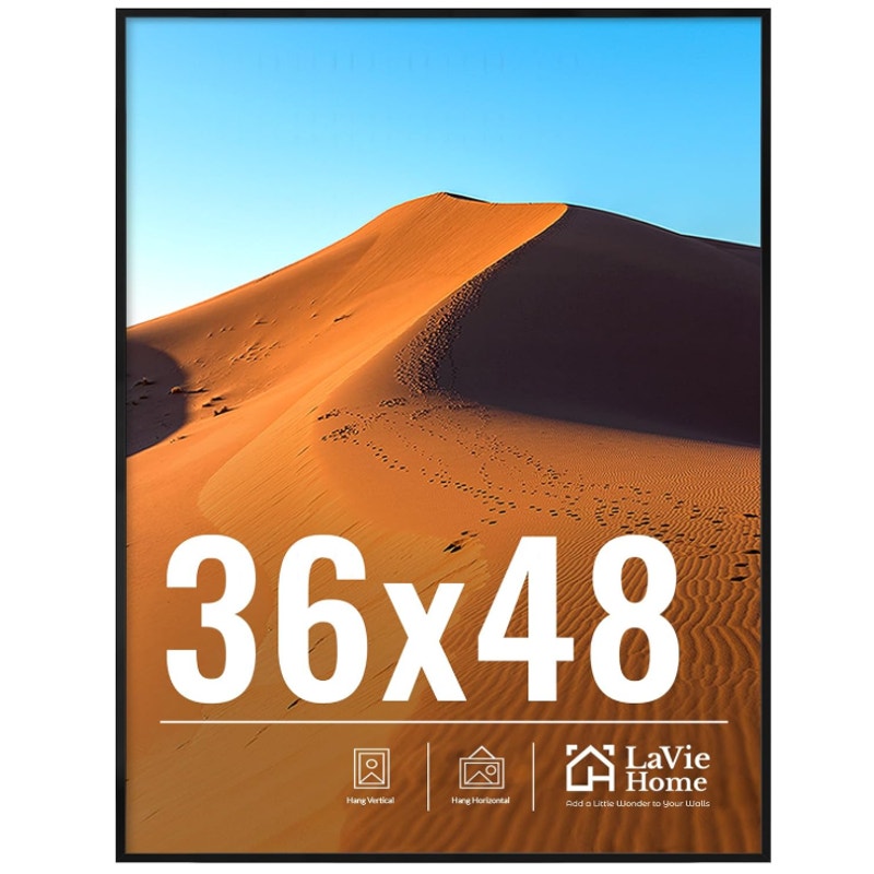 LaVie Home 36x48 Picture Frame for Wall Display