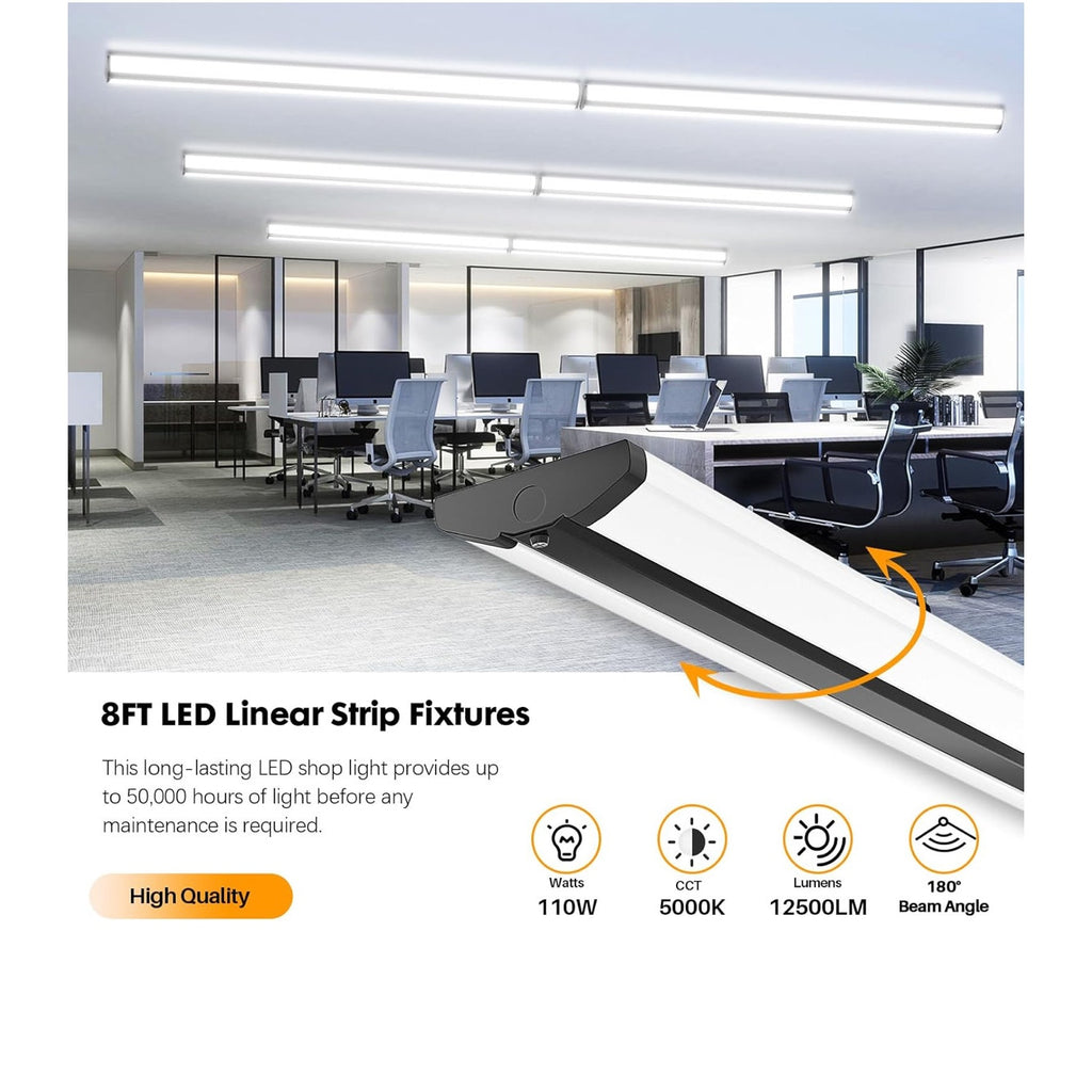 8FT 4Ct LED shop lights