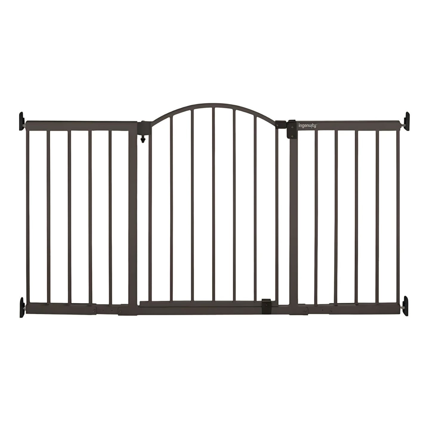Ingenuity Decorative Extra Wide Baby Gate & Dog Gate, 44"-72" Wide, 36" Tall, Hardware or Pressure