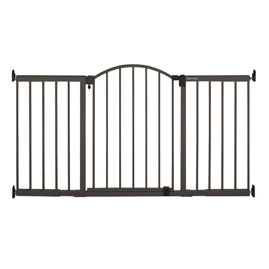 Ingenuity Decorative Extra Wide Baby Gate & Dog Gate, 44"-72" Wide, 36" Tall, Hardware or Pressure
