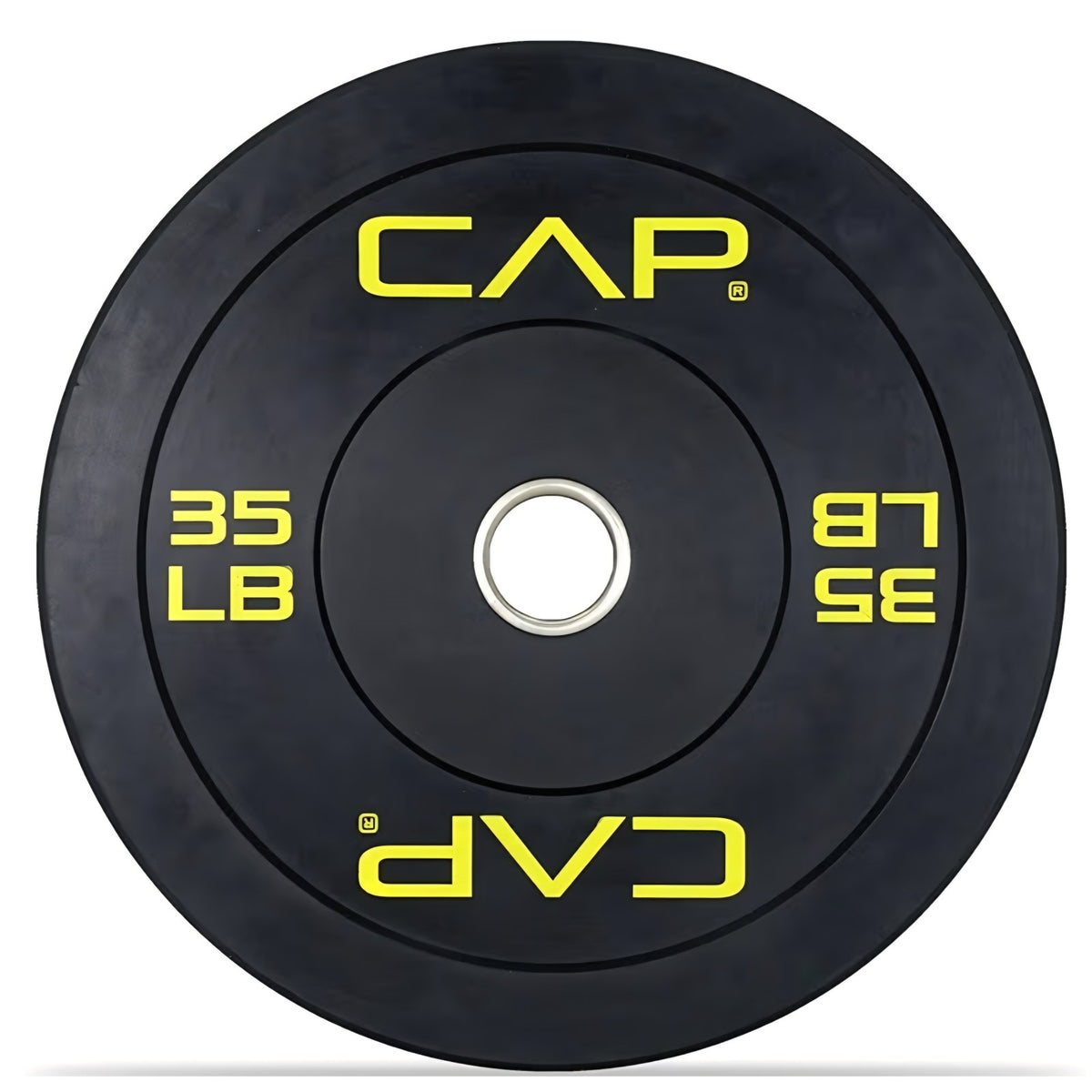 CAP Barbell Rubber Olympic Bumper Plate  35 LB