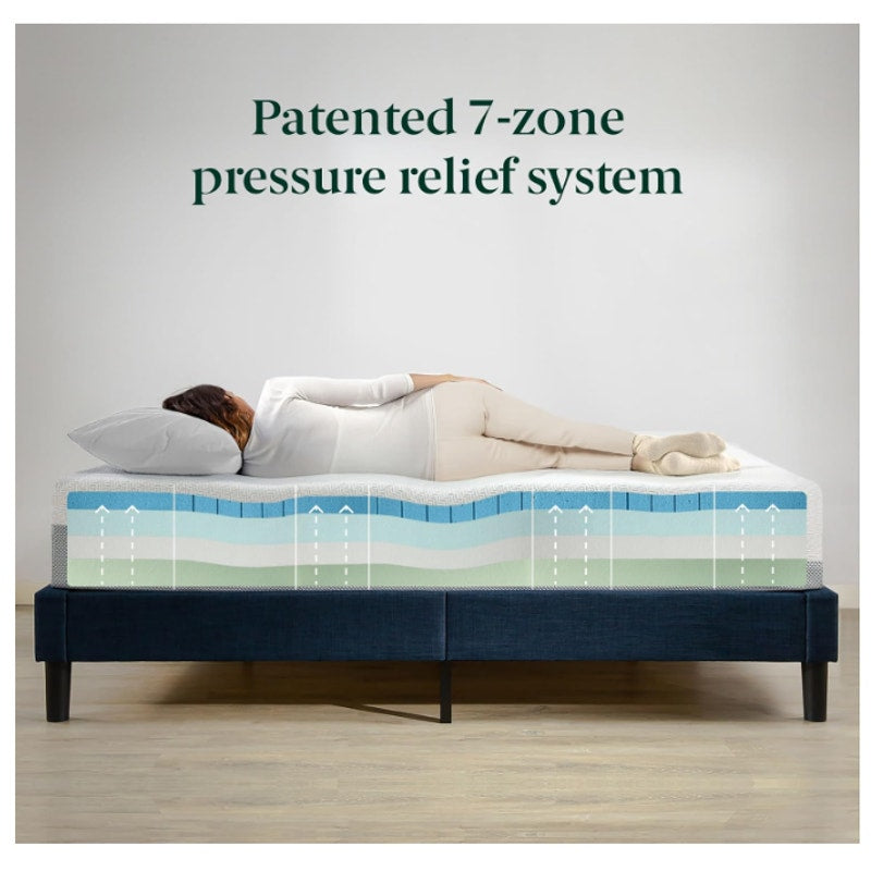 Zinus 12 Inch Queen Quadcool Memory Foam Mattress,