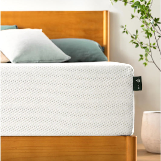 ZINUS 12 Inch Green Tea Memory Foam Mattress [New Version], King, Fiberglass free, Medium Firm Feel