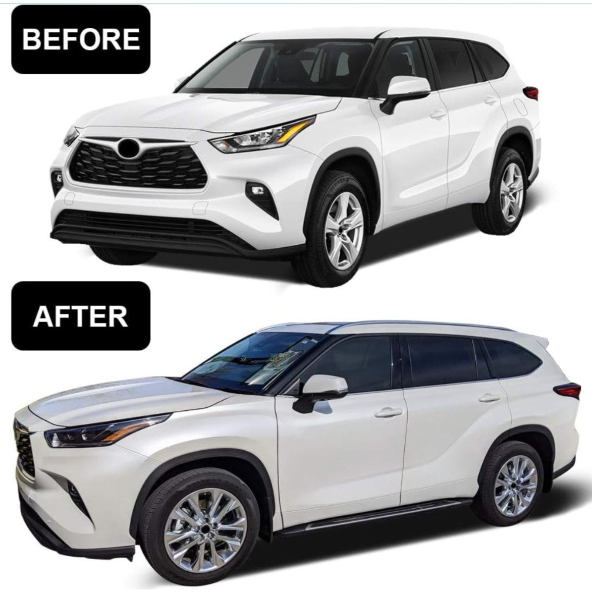 Snailfly Running Boards Fit for 2020-2025 Toyota Highlander L LE XLE XSE Limited Platinum Hybrid