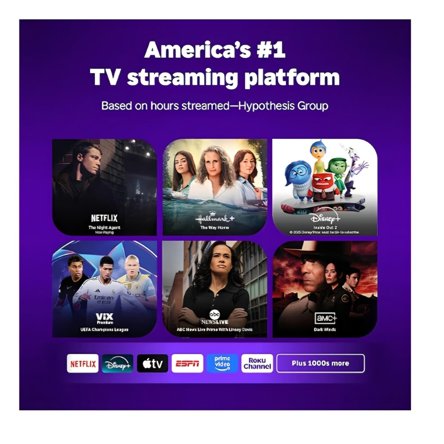 Roku Smart TV 2026 – 65-Inch Select Series, 4K QLED TV – Roku TV with Voice Remote Flat Screen QLED