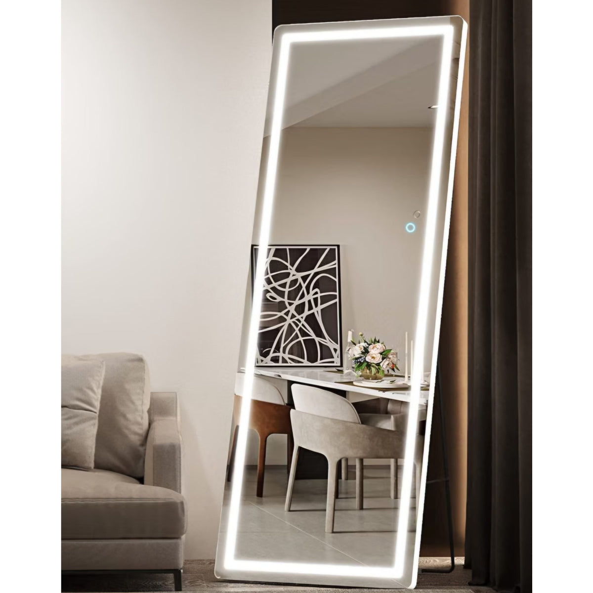 Hasipu Full Length Mirror with Lights, 61" x 22" Lights not working