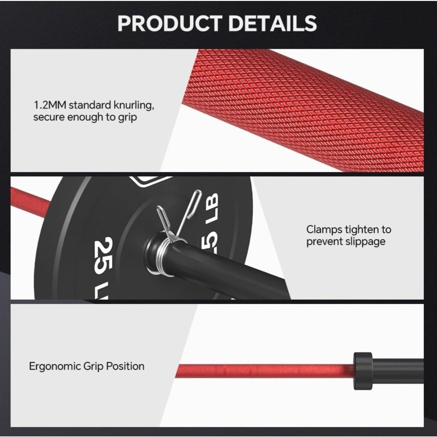 7FT Olympic Barbell Bar with Weight Plate Set Combo, Solid Olympic Bar with Bearings, 700Lbs