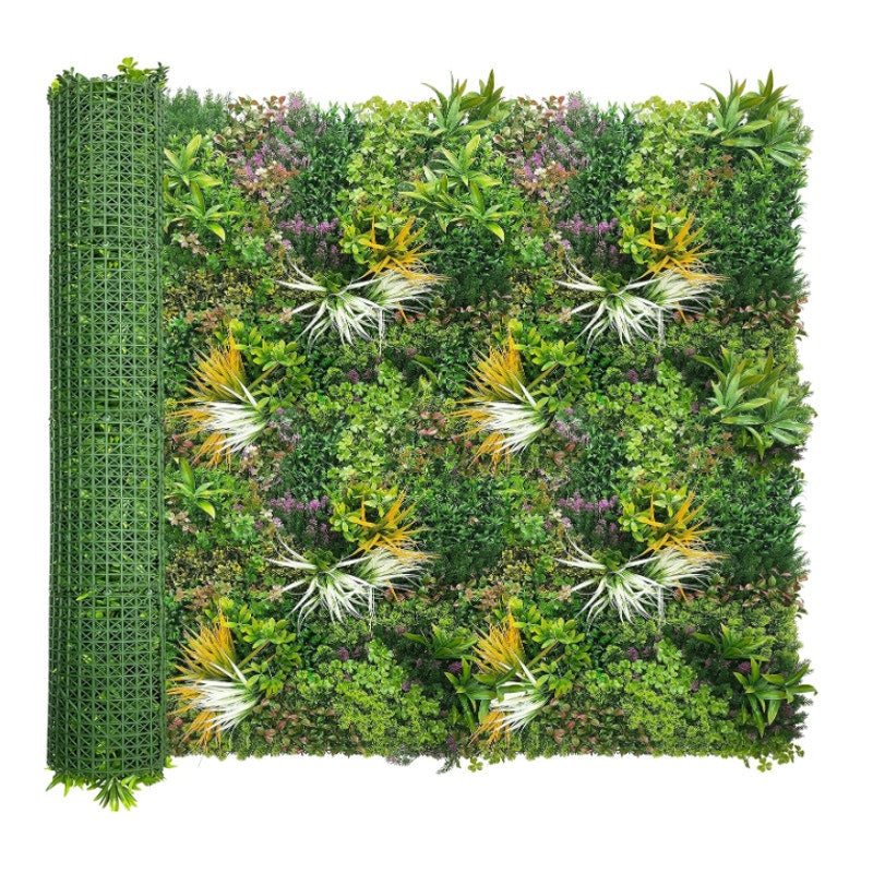 ODTORY Artificial Greenery Grass Wall Panels: 68'' x 120''(56.7 SQFT) UV-Anti, Faux Ivy Privacy