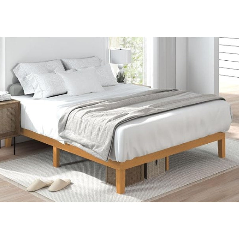OLIXIS King Size Bed Frame, Platform Bed Frame, Underbed Storage | King Size Bed Frame