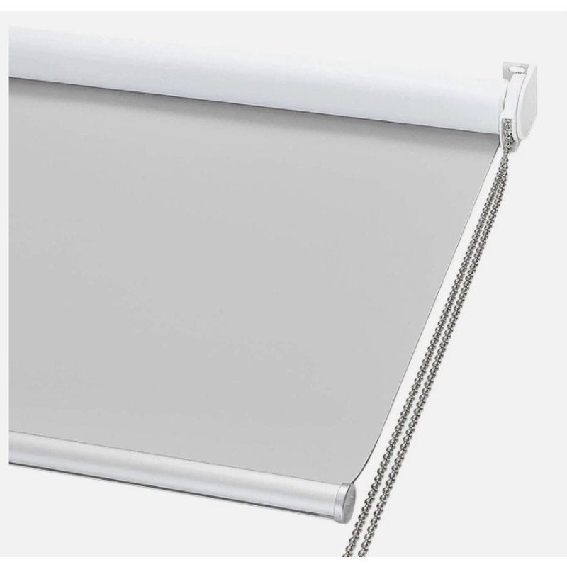 28X72 ChrisDowa 100% Blackout Roller Shade Gray