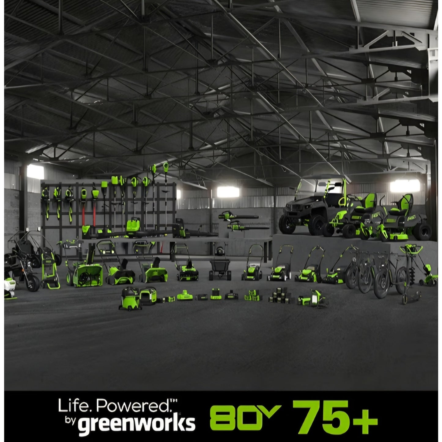 Greenworks 80V (75+ Compatible Tools) 20” Brushless Cordless Snow Blower, 2.0Ah Battery and Charger