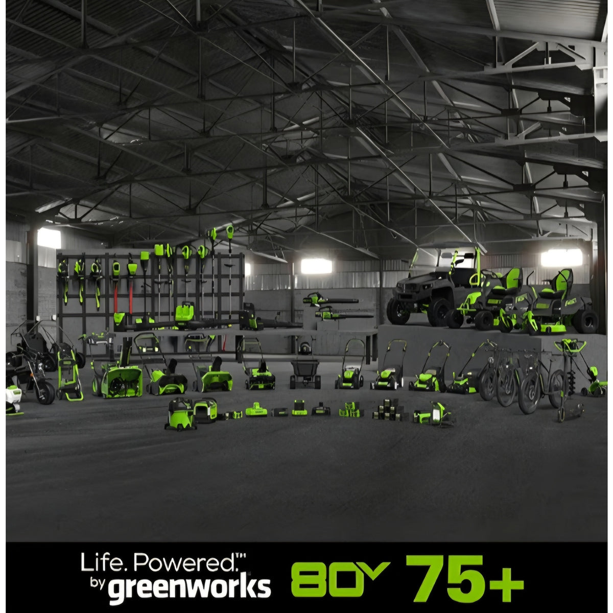 Greenworks 80V (75+ Compatible Tools) 20” Brushless Cordless Snow Blower, 2.0Ah Battery and Charger