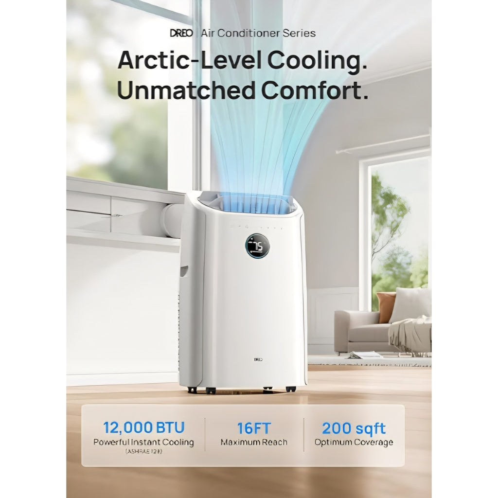 Dreo Portable Air Conditioners, 12000 BTU ASHRAE