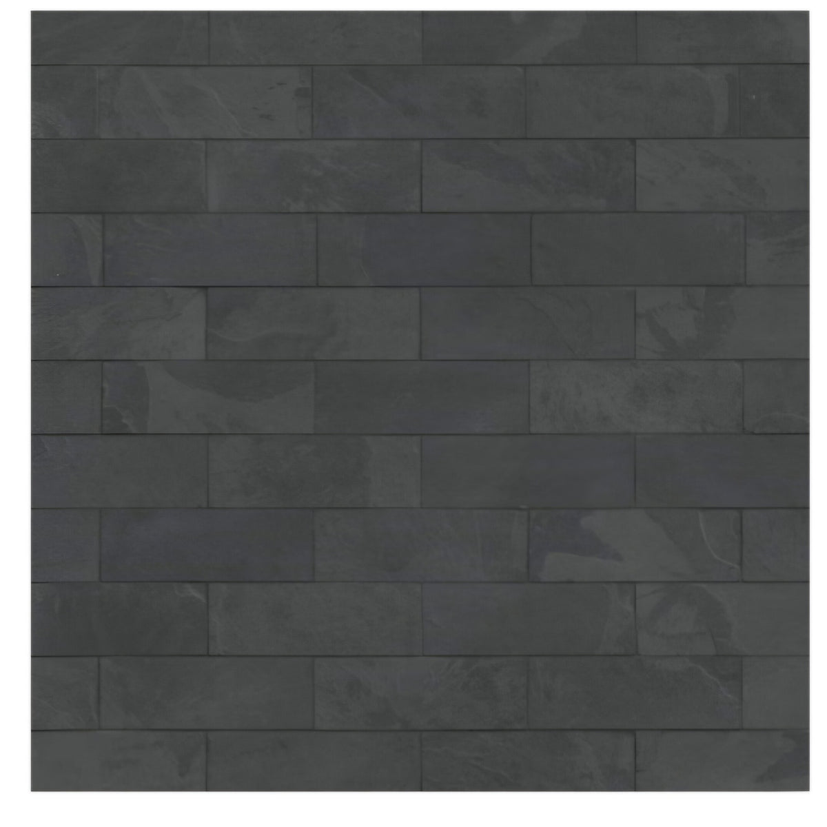 MSI Montauk Black 4 inch x 12 inch Gauged Slate Subway Tile for Kitchen Backsplash, Floor Tile