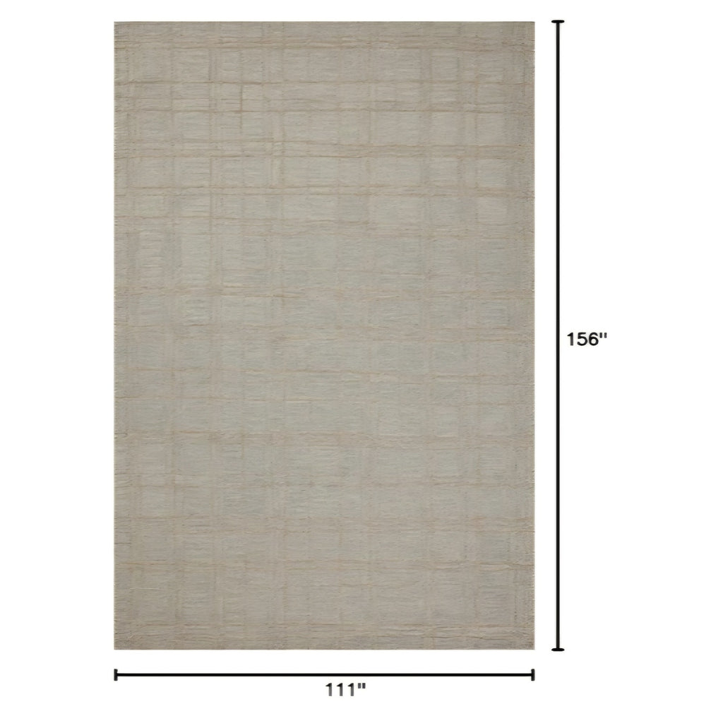 Area Rug Loloi Chris Loves Julia Polly Collection POL-09 Fog/Wheat 9'-3" x 13