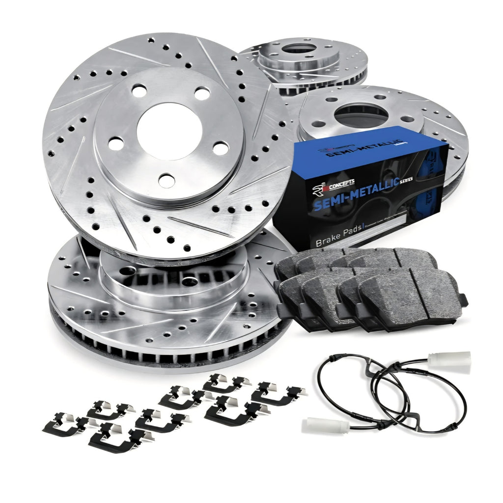Front and Rear Brake Kit For 2013-2018 BMW 320i, 2014-2018 BMW 328d