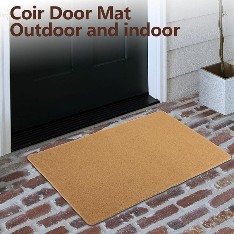 Tinideya 20 Pcs Coir Doormat with Heavy Duty Backing, for Out/ Indoor Entryway  (29 x 17 In)