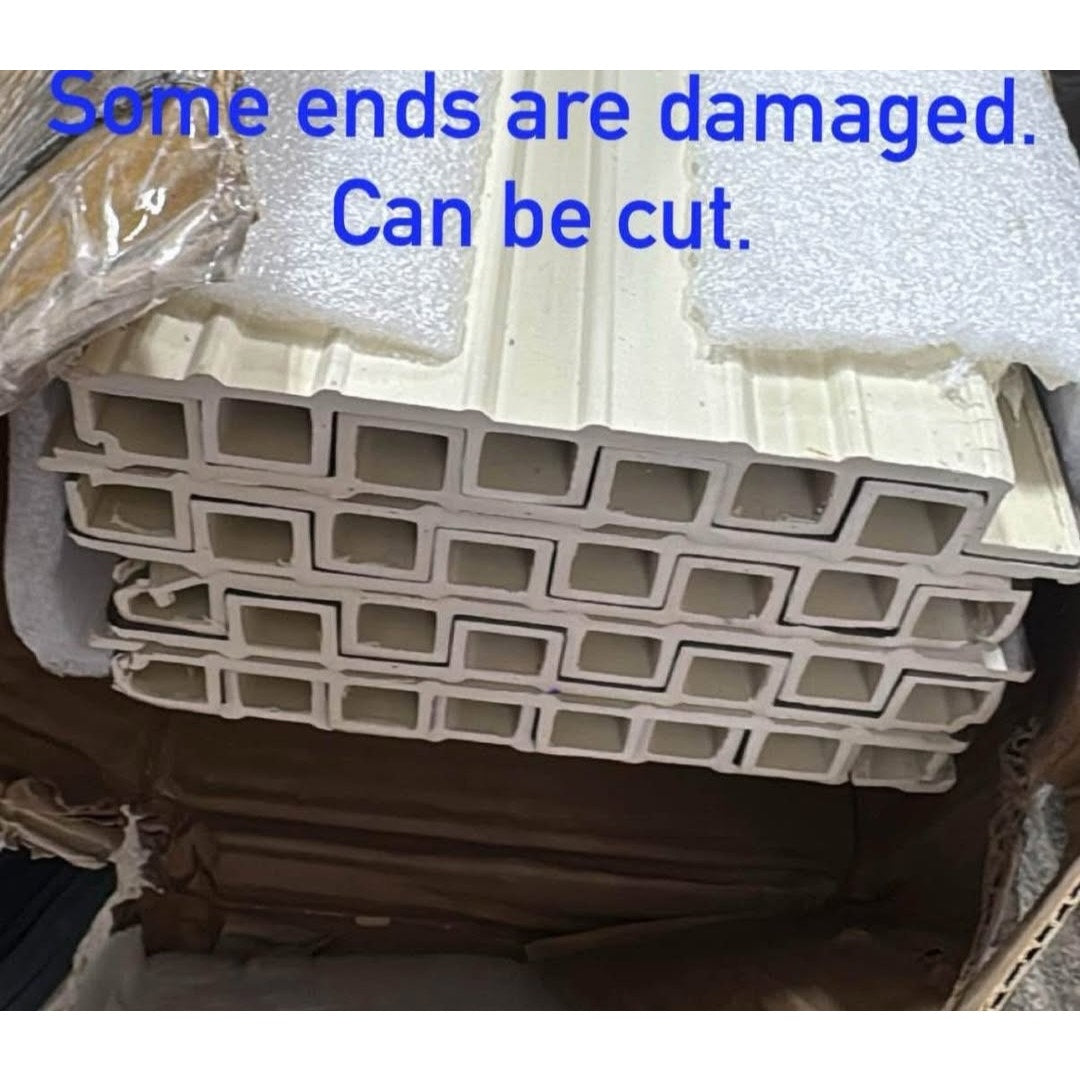 90 obo WPC Slat Wall Panels, 8 Pack Accent Decorative Acoustic Wood Slats for Wall and Ceiling