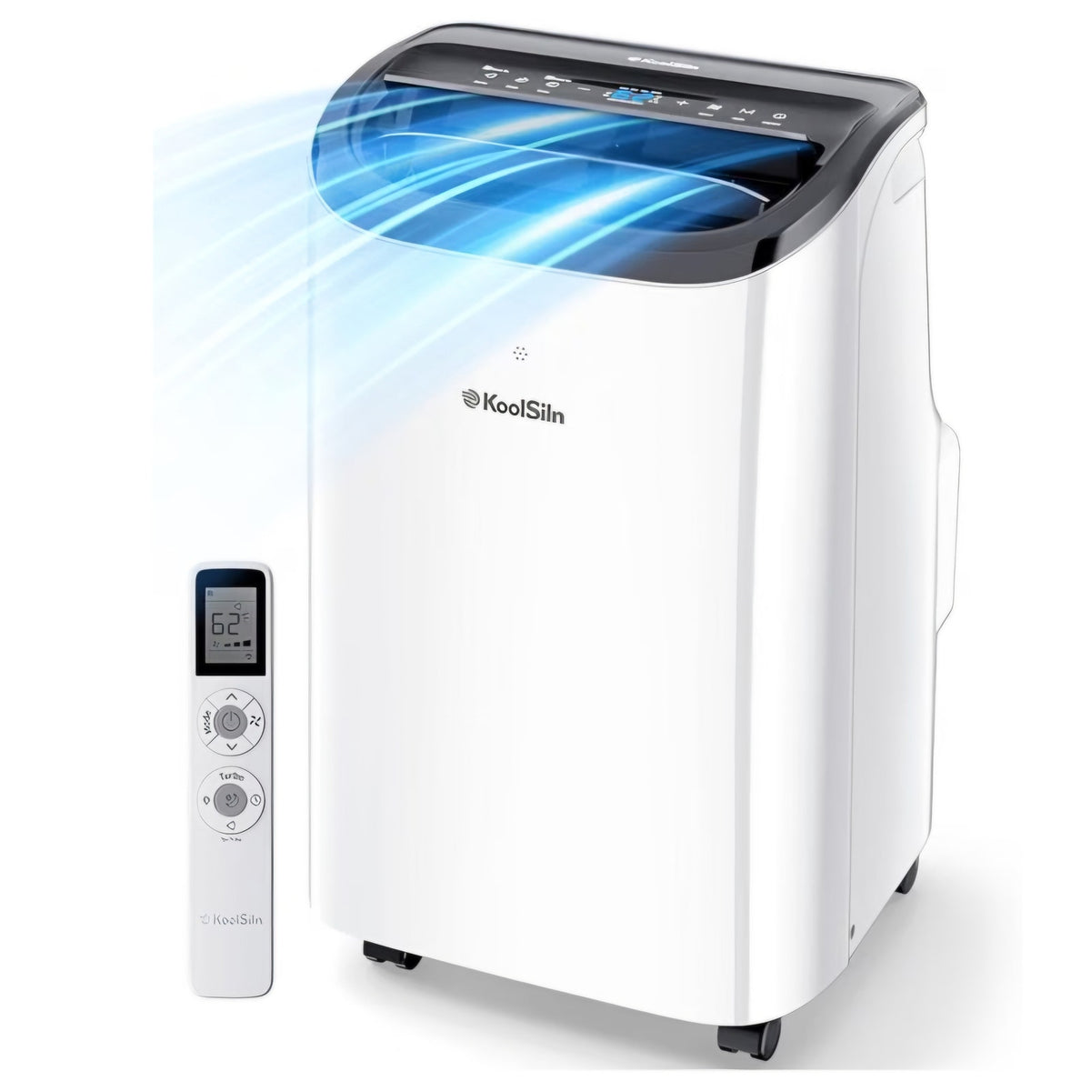 12,000 BTU Portable Air Conditioner Cools Up to 550 Sq.Ft, Auto-Evaporation Low Noise Portable AC