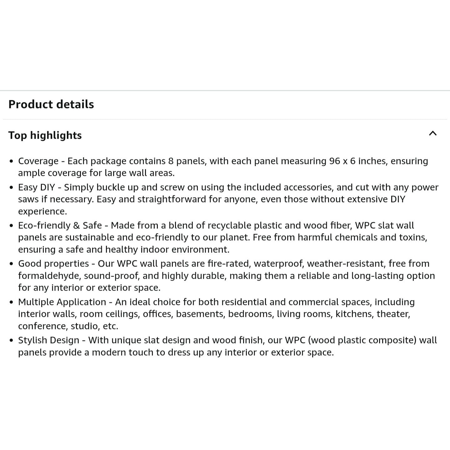 Art3d Slat Wall Panels, WPC Soundproof 3D Wall, Teak