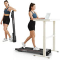 GOYOUTH 2 in 1 Electric Treadmill Motorized Exercise Machine with Wireless Speaker, LED Display