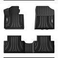 3W Floor Mats Fit 2021-2023 Hyundai Santa Fe (Only for Hybrid), TPE All Weather Custom Fit Car Floor