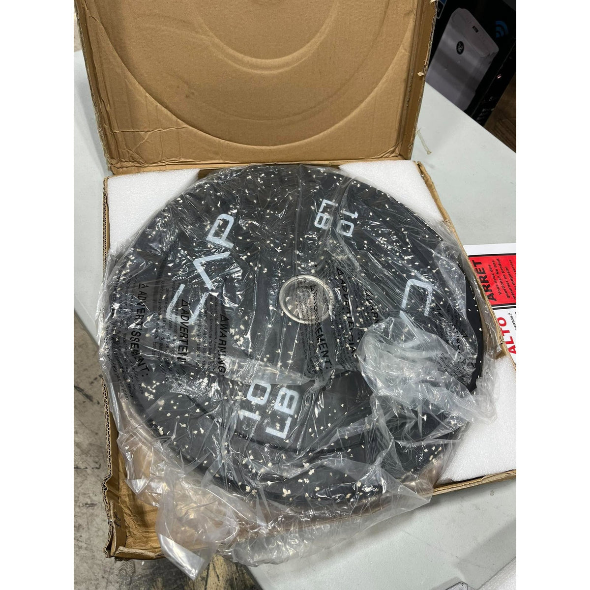 10 LB CAP Barbell Rubber Olympic Bumper Plate