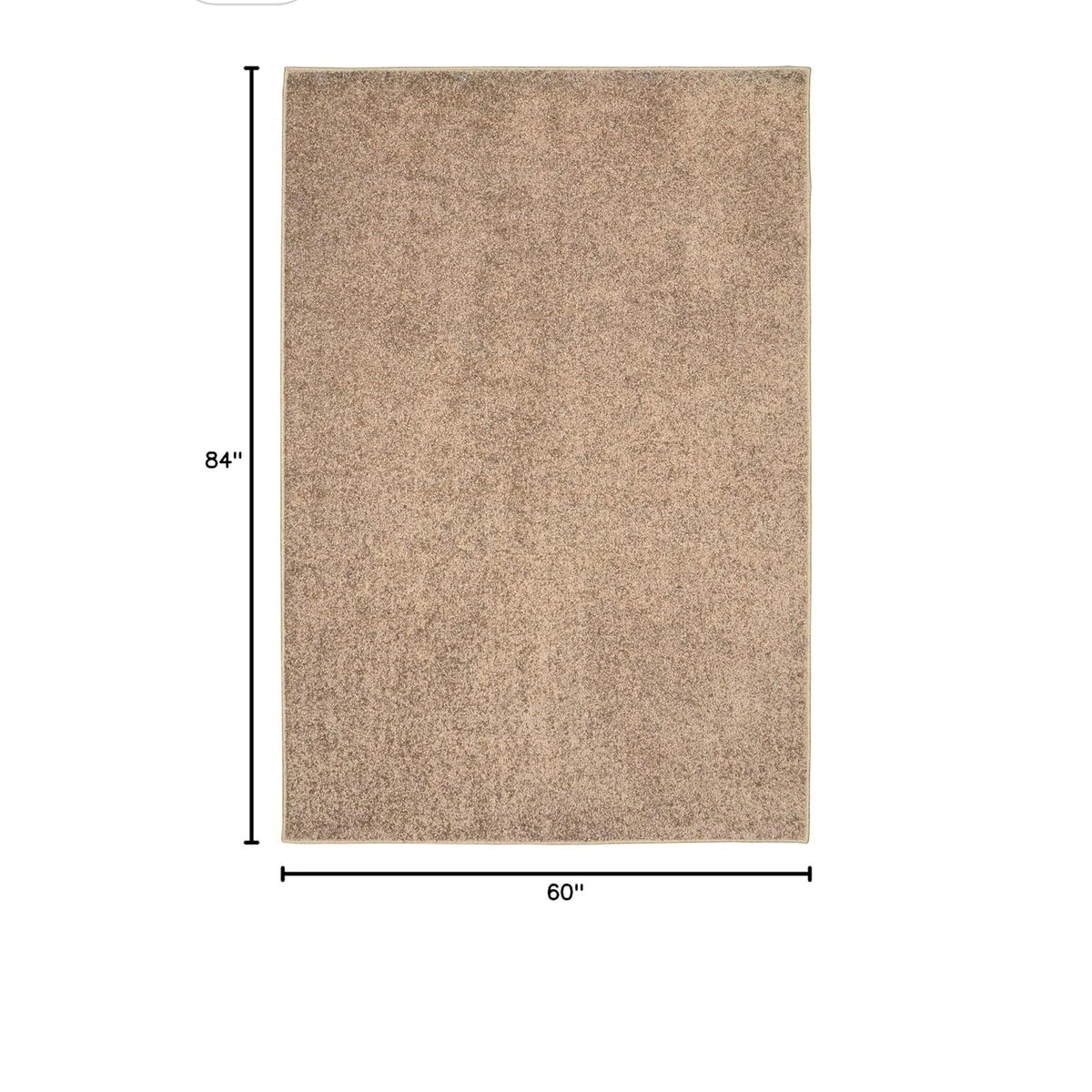 Brand: Garland Rug
Garland Rug Basic Plush 5' x 7' Beige/Tan Area Rug - Soft & Stylish