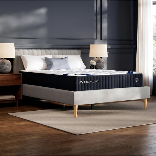 DreamCloud Classic 12" Queen Mattress - Luxury Hybrid Gel Memory Foam - 365 Night Trial