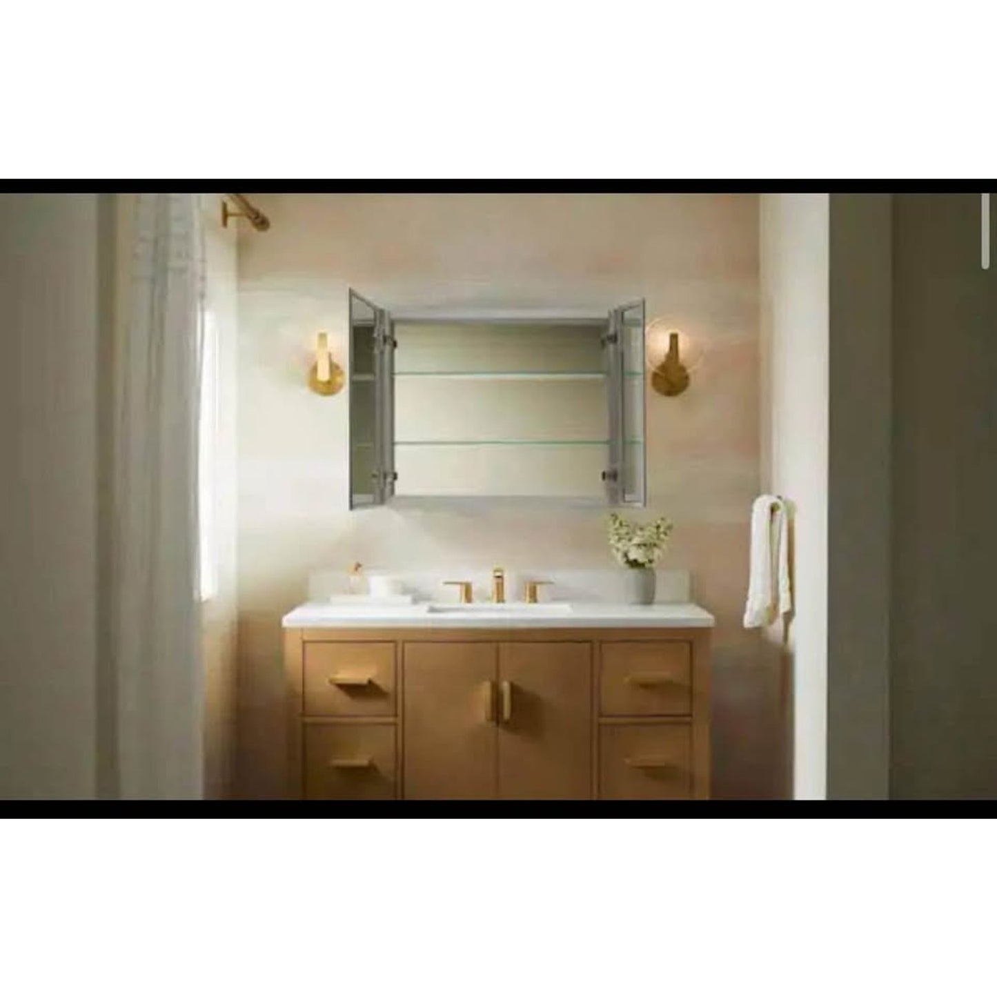 KOHLER Embark Premium Xl 30 in. x 36 in. Two-Door Rectangular Medicine Cabinet with Mirror