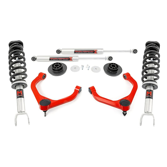 Rough Country 3" Suspension Lift Kit with M1 Struts & M1 Rear Shocks for Ram 1500 4WD (2012-2018)