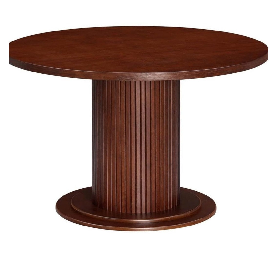 NTC Summit 47 Inch Modern Design, Round Dinner Table for Dining Room, Living Room Furniture, Effortless