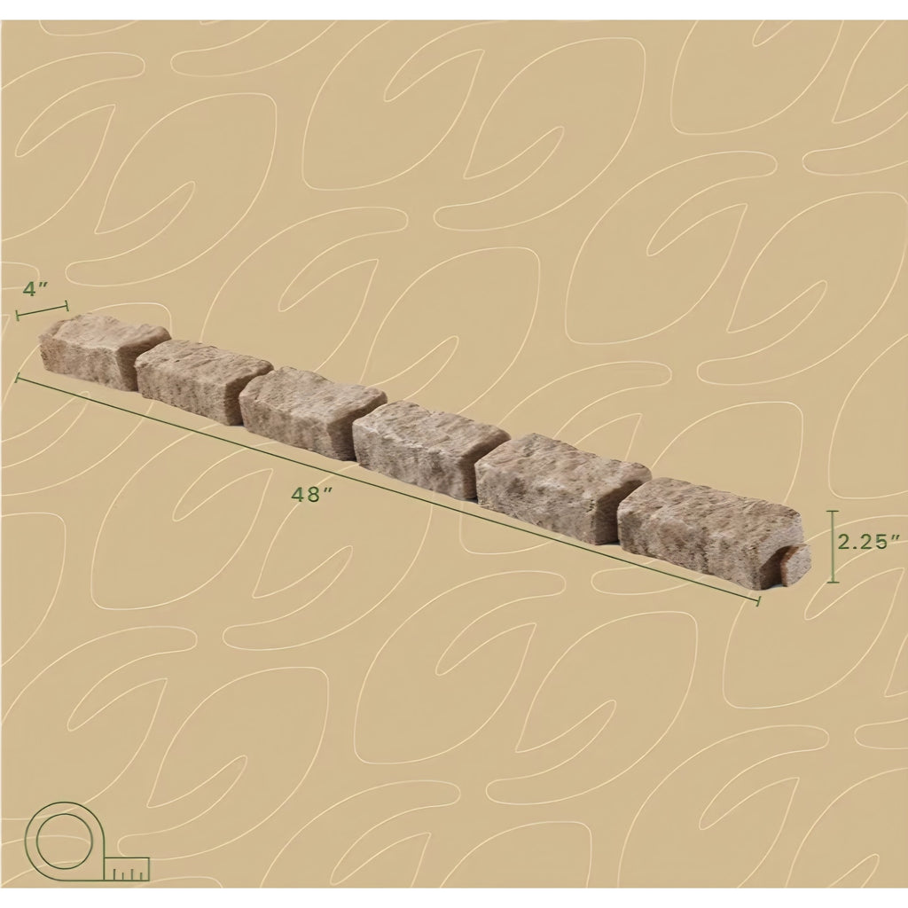 Landscape Edging | Garden Edging Border | Faux Stone Bricks for Lawn edging