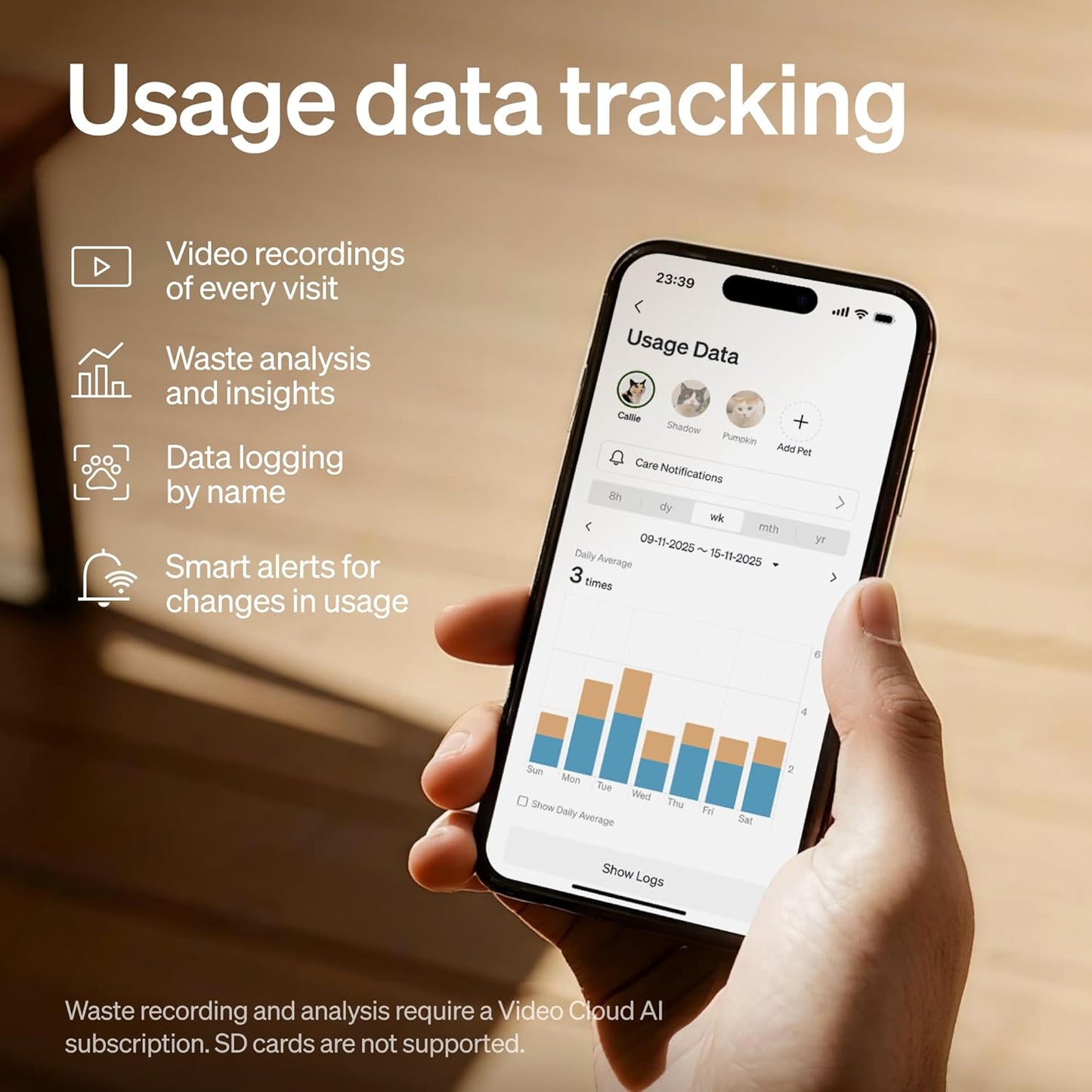 PETLIBRO Luma Automatic Cat Litter Box AI-Camera Waste Analysis, Smart App Usage Tracking, White