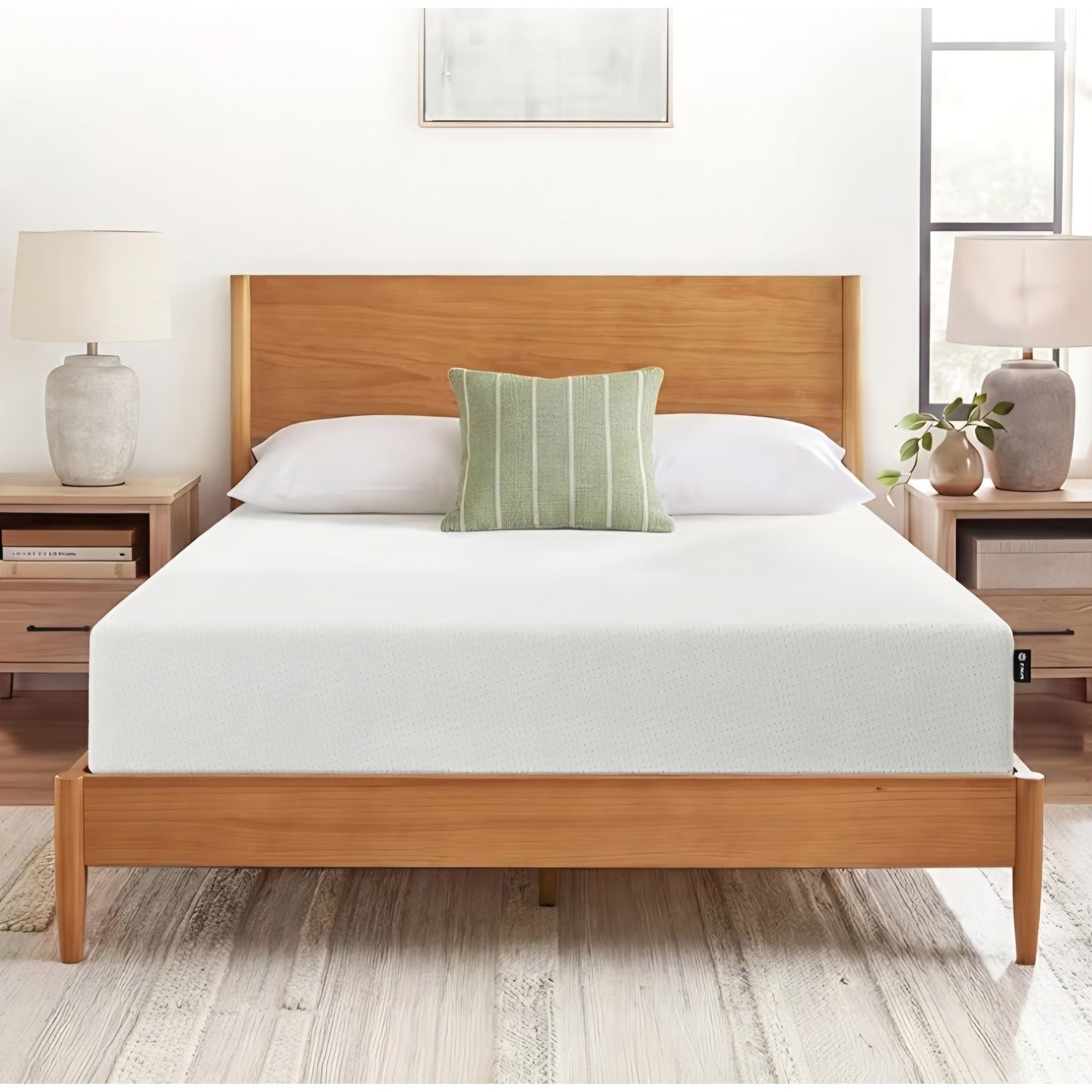 Zinus 12 Inch Twin XL Green Tea Memory Foam Mattress [New Version],Fiberglass Free medium Firm Feel