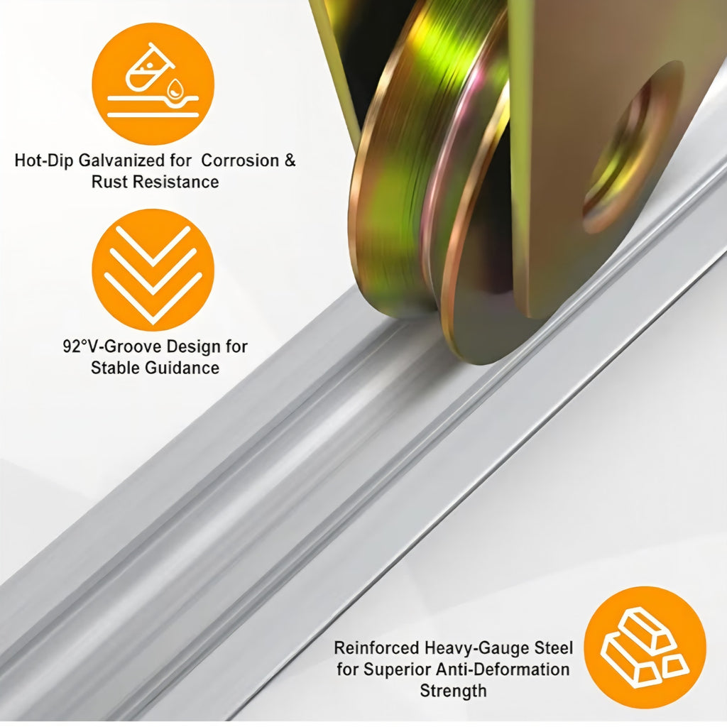 18 FT V-Track Galvanized Inverted V Track for Sliding Gate Rollers