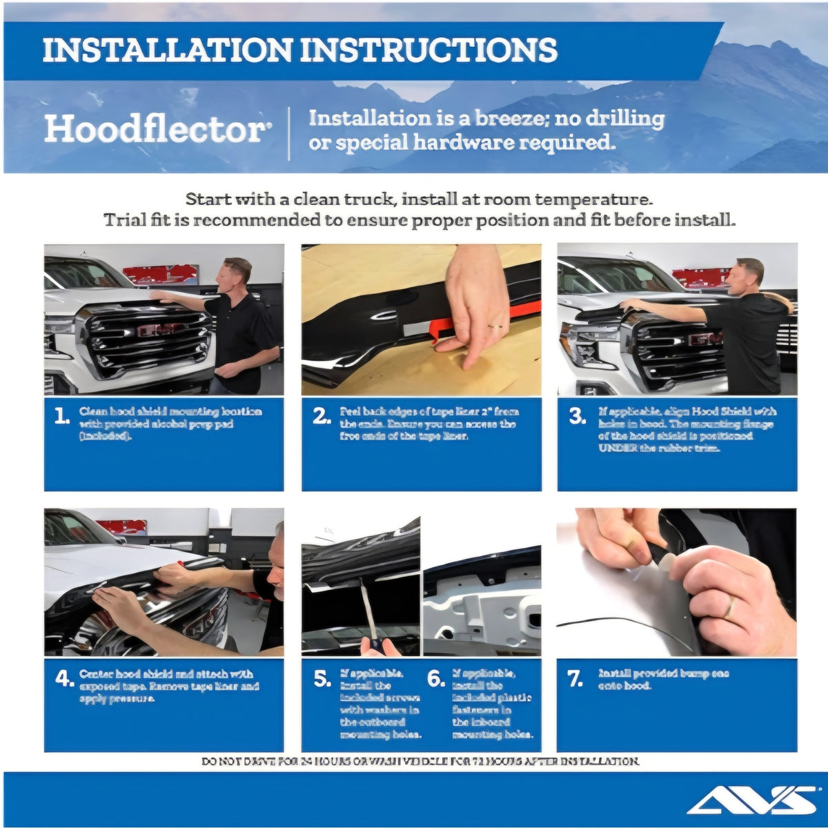 Auto Ventshade [AVS] Hoodflector Bug Shield/Hood Protector | Fits 2022-2025