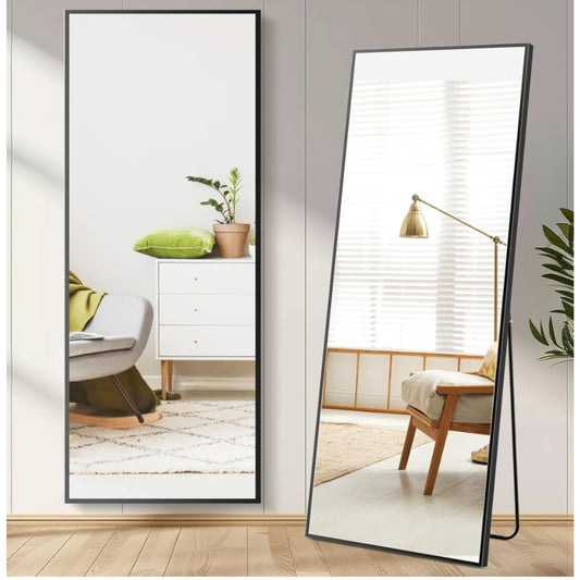 DUMOS Full Length Mirror 64"x21" Full Body Floor Mirror for Bedroom or Cloakroom
