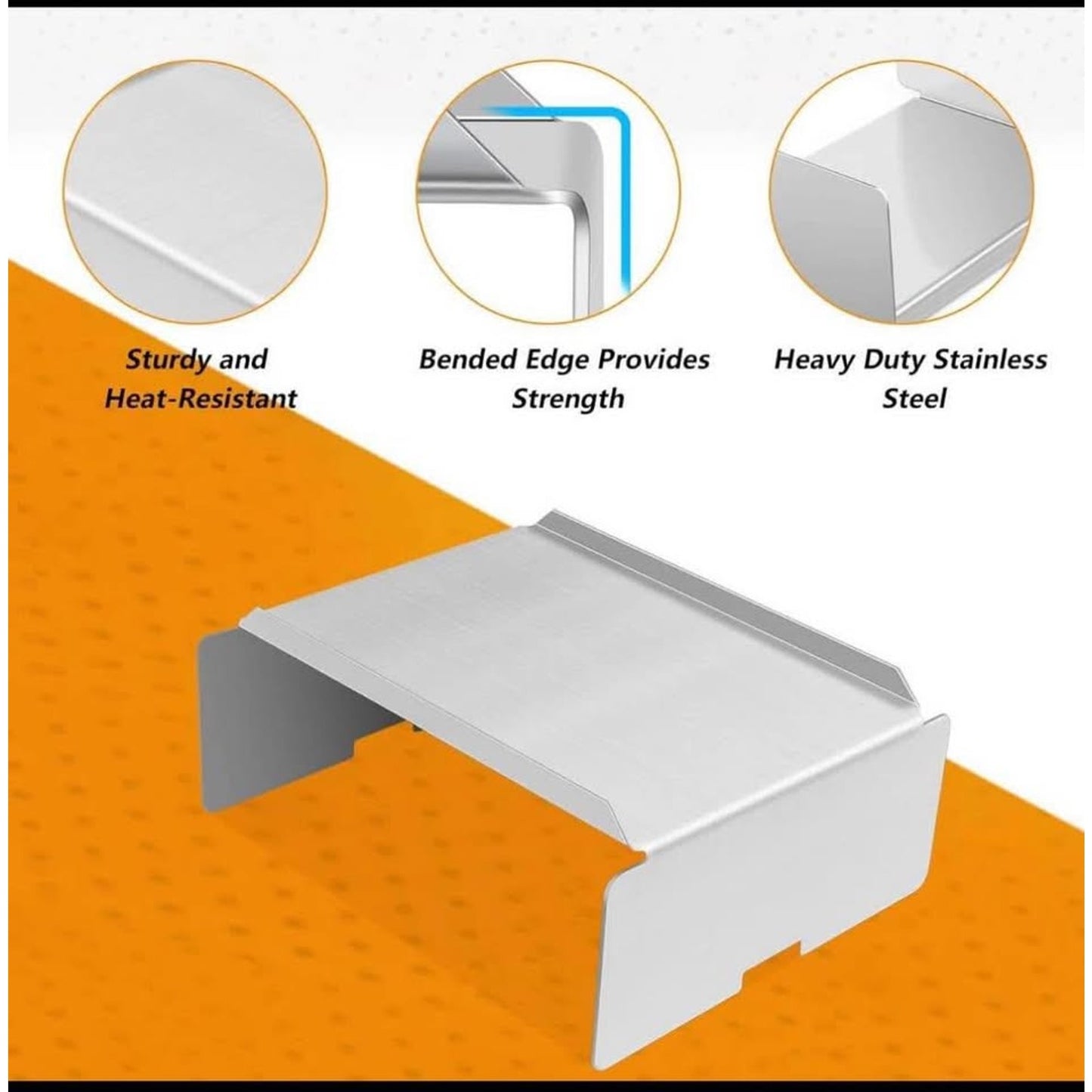 $35 obo BCA012 Stainless Grease Drip Tray Heat Baffle Diffuser Set Replacement for Traeger 22 Series